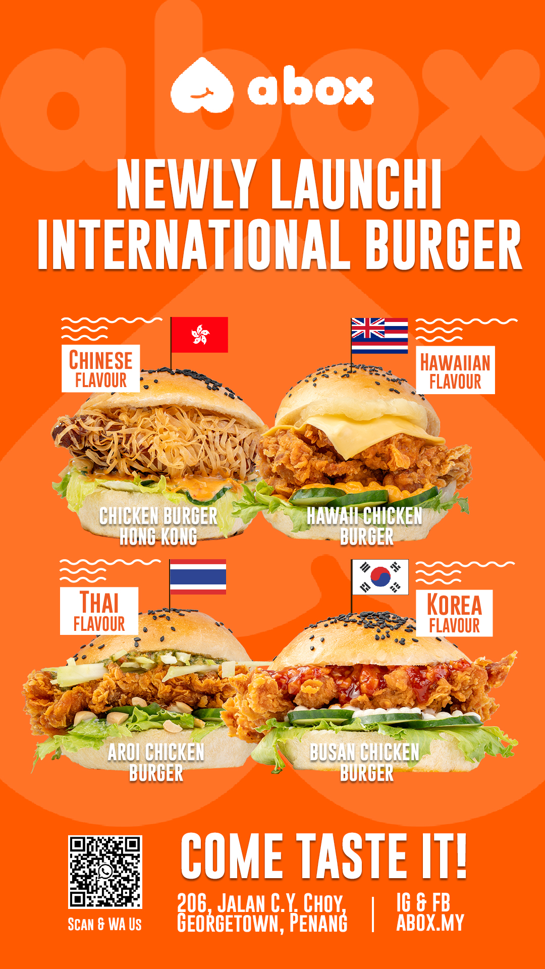 Newly Launch International Burger